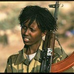 Eritrean Women with Gun